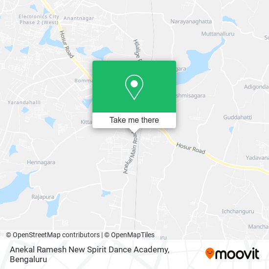 Anekal Ramesh New Spirit Dance Academy map