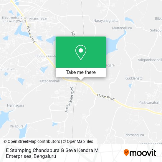 E Stamping Chandapura G Seva Kendra M Enterprises map