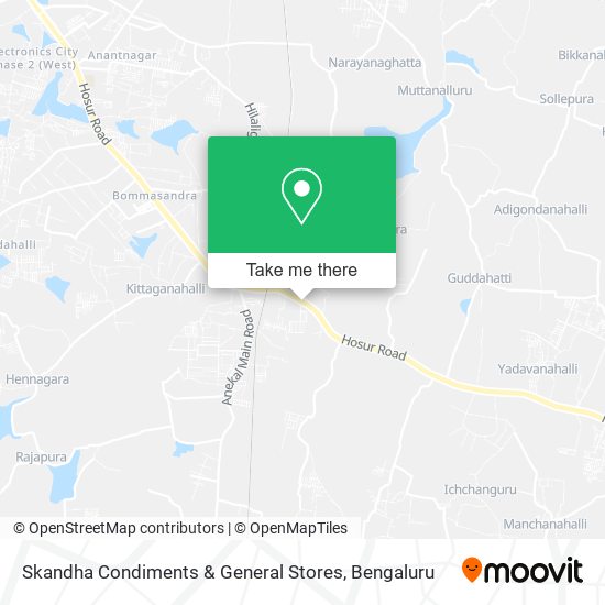 Skandha Condiments & General Stores map