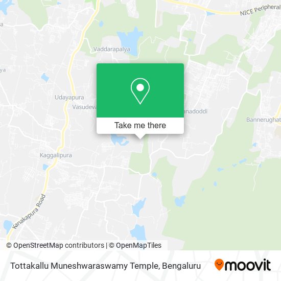 Tottakallu Muneshwaraswamy Temple map