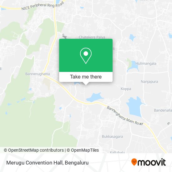 Merugu Convention Hall map