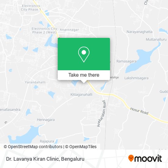 Dr. Lavanya Kiran Clinic map