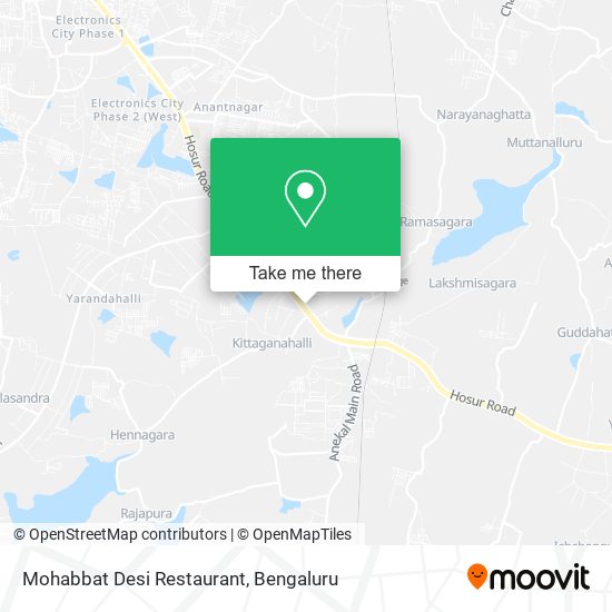 Mohabbat Desi Restaurant map