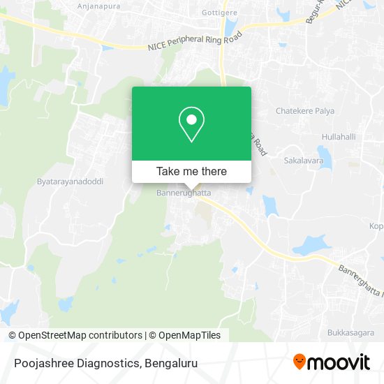 Poojashree Diagnostics map