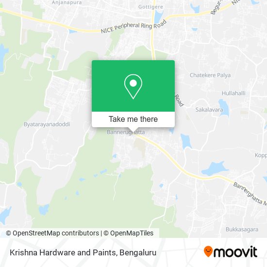 Krishna Hardware and Paints map