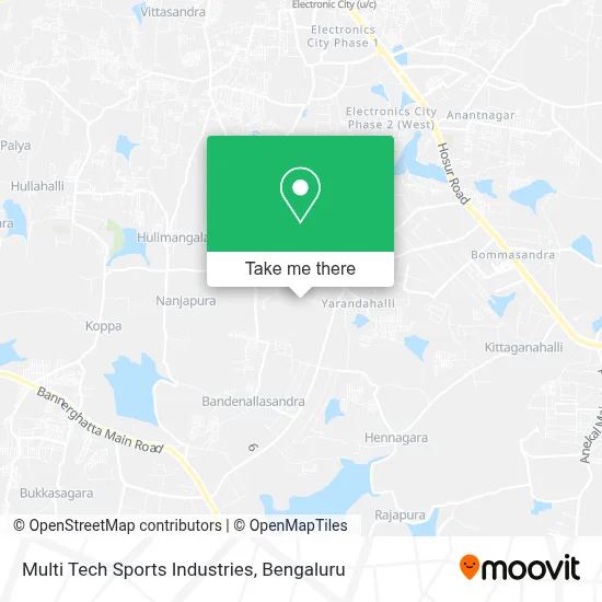 Multi Tech Sports Industries map