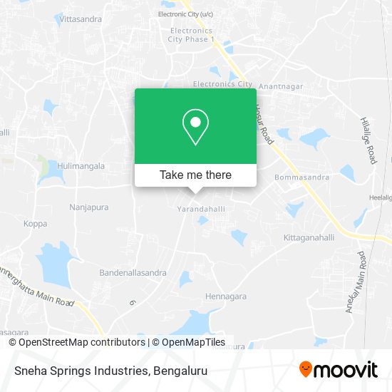 Sneha Springs Industries map