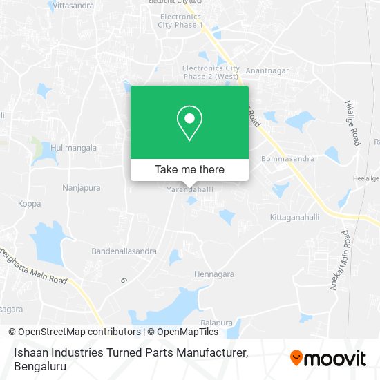 Ishaan Industries Turned Parts Manufacturer map
