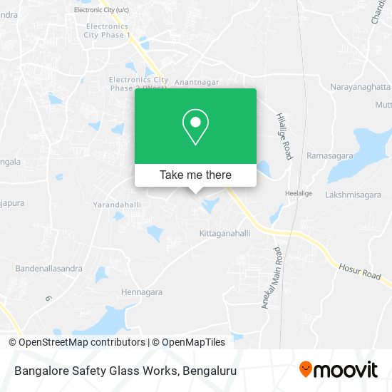Bangalore Safety Glass Works map