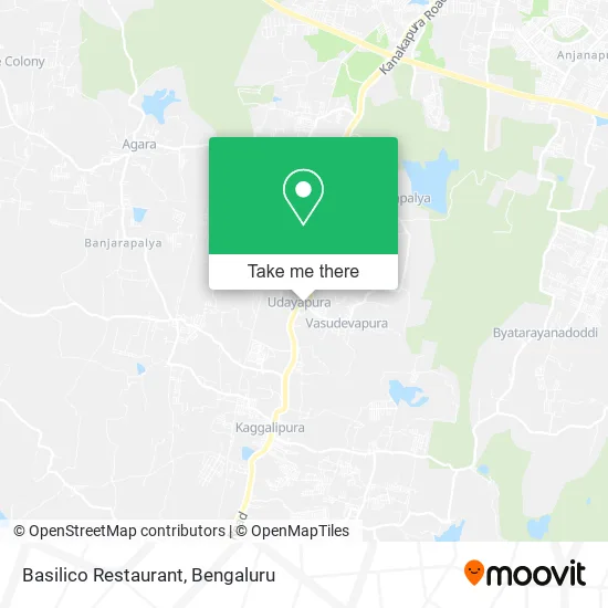 Basilico Restaurant map