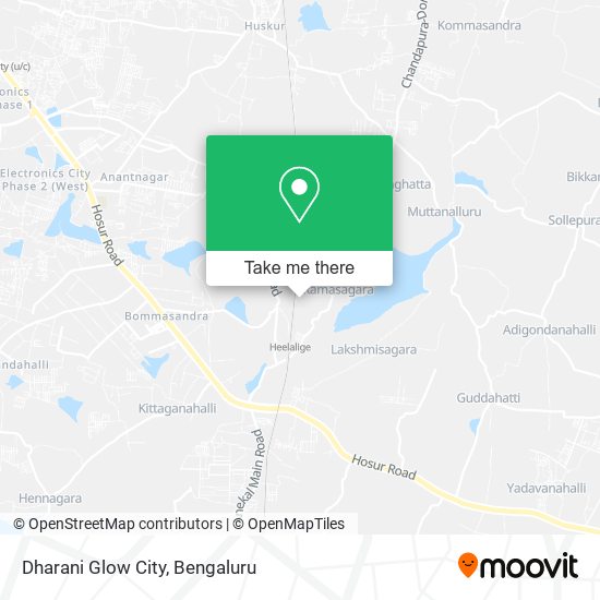 Dharani Glow City map