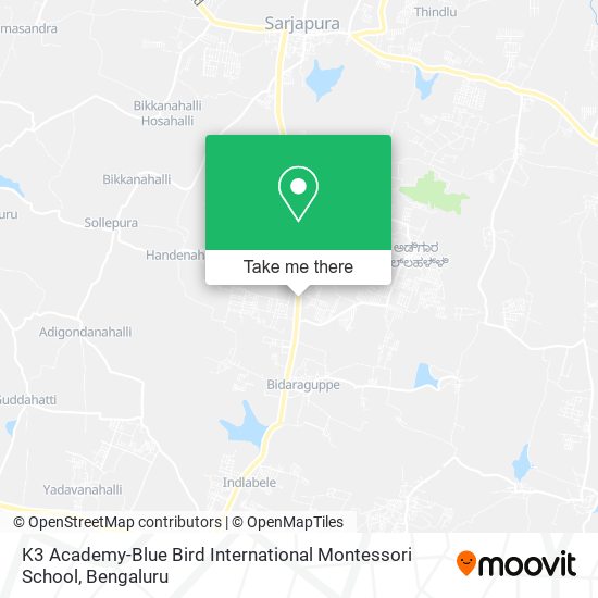 K3 Academy-Blue Bird International Montessori School map
