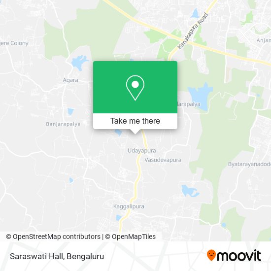 Saraswati Hall map