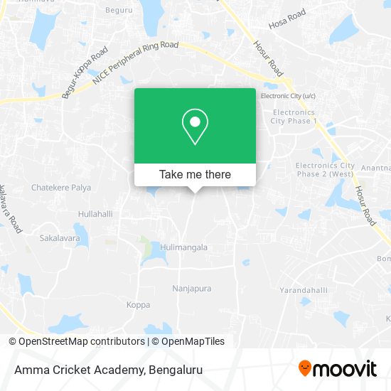 Amma Cricket Academy map
