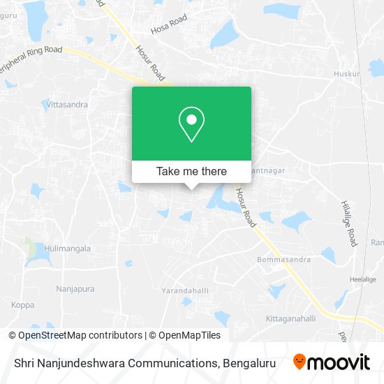 Shri Nanjundeshwara Communications map