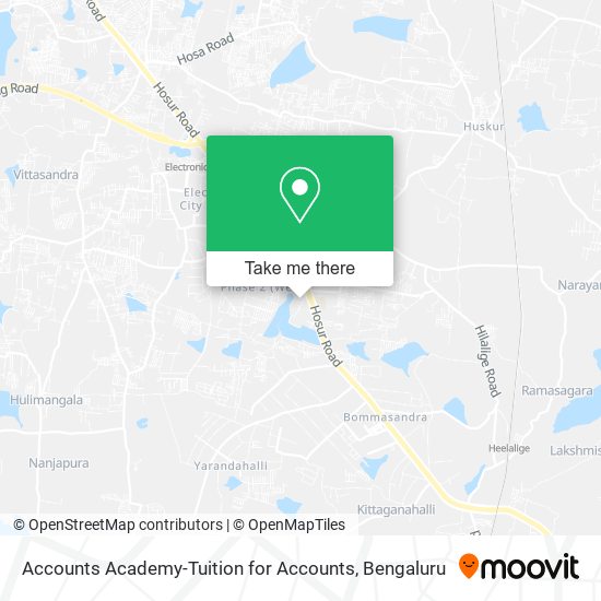 Accounts Academy-Tuition for Accounts map