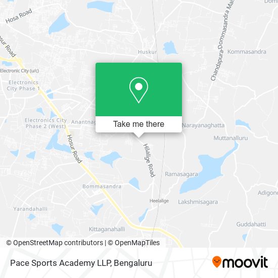 Pace Sports Academy LLP map