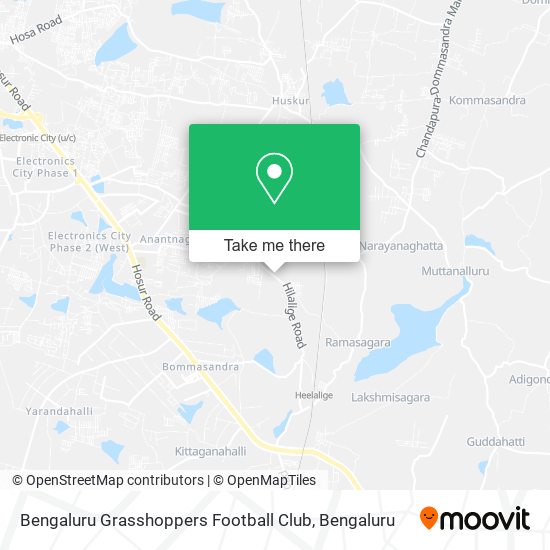Bengaluru Grasshoppers Football Club map