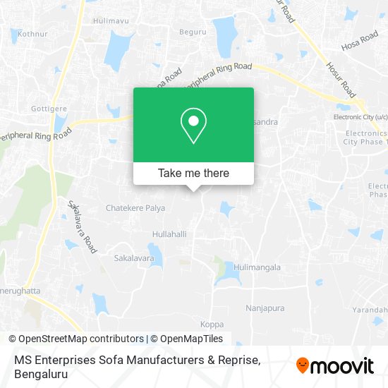 MS Enterprises Sofa Manufacturers & Reprise map
