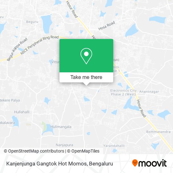 Kanjenjunga Gangtok Hot Momos map