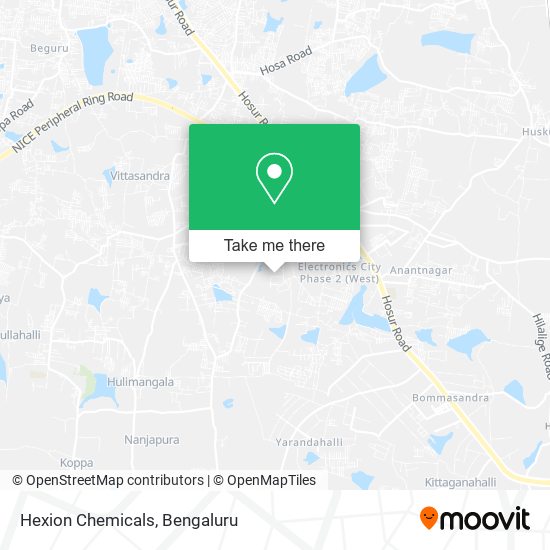 Hexion Chemicals map