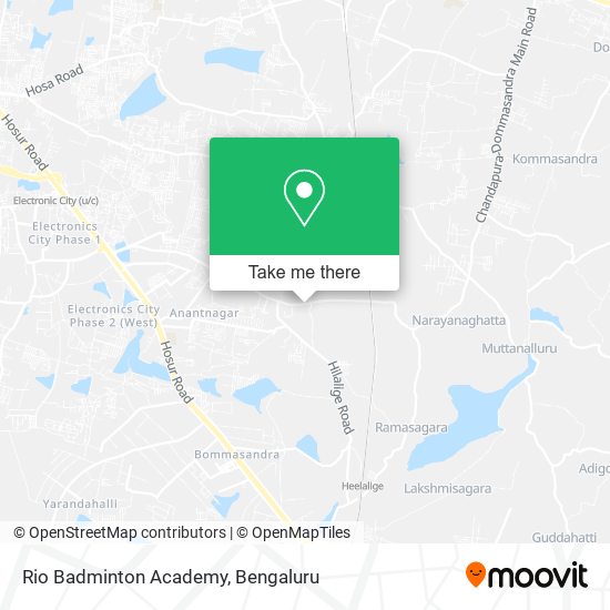 Rio Badminton Academy map