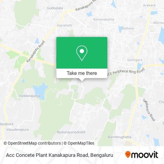 Acc Concete Plant Kanakapura Road map