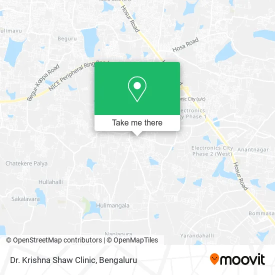 Dr. Krishna Shaw Clinic map