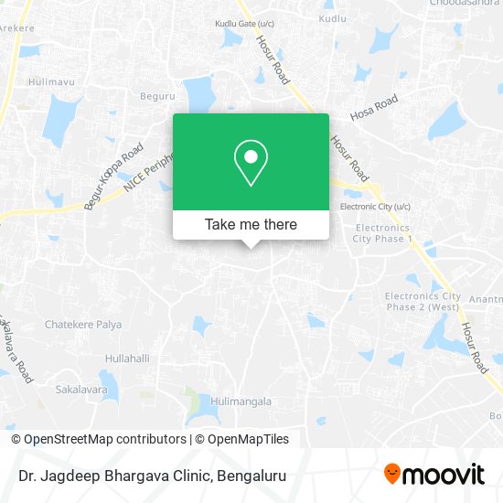 Dr. Jagdeep Bhargava Clinic map