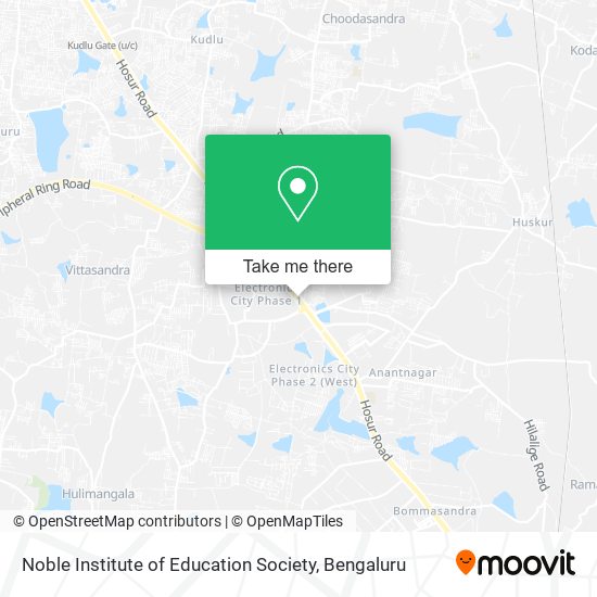 Noble Institute of Education Society map