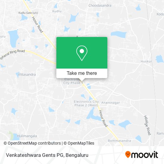 Venkateshwara Gents PG map