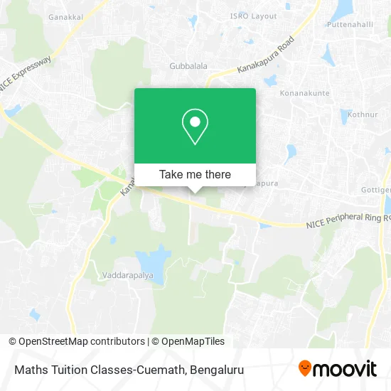 Maths Tuition Classes-Cuemath map