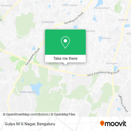 Gulps M G Nagar map
