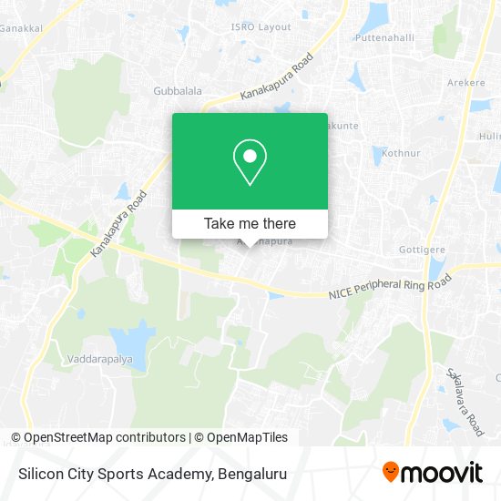 Silicon City Sports Academy map