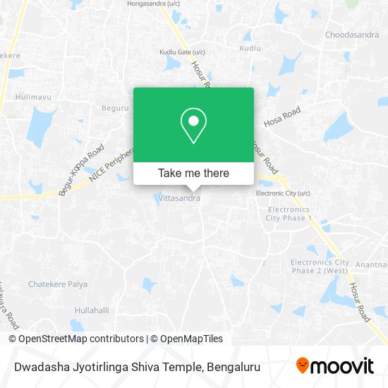 Dwadasha Jyotirlinga Shiva Temple map