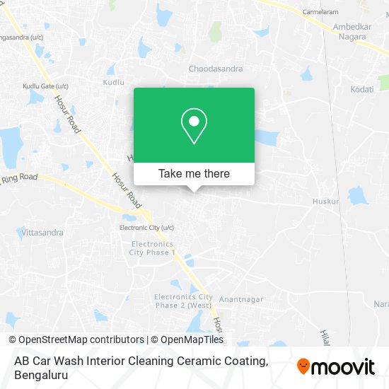 AB Car Wash Interior Cleaning Ceramic Coating map