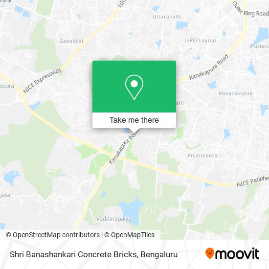 Shri Banashankari Concrete Bricks map