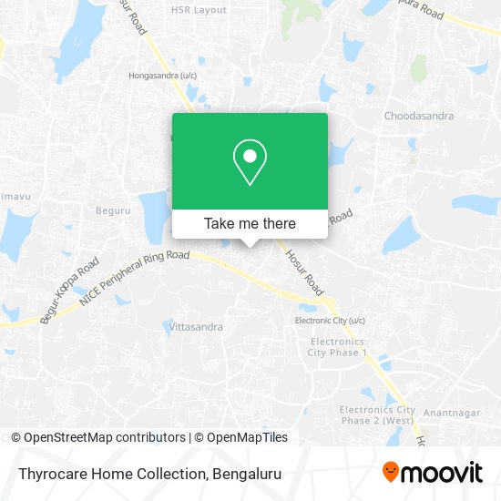 Thyrocare Home Collection map