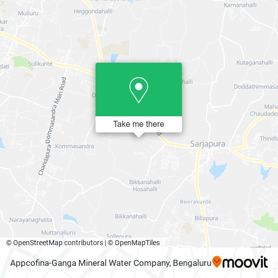 Appcofina-Ganga Mineral Water Company map