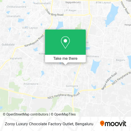 Zoroy Luxury Chocolate Factory Outlet map