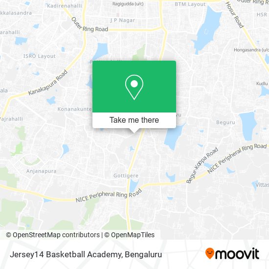 Jersey14 Basketball Academy map