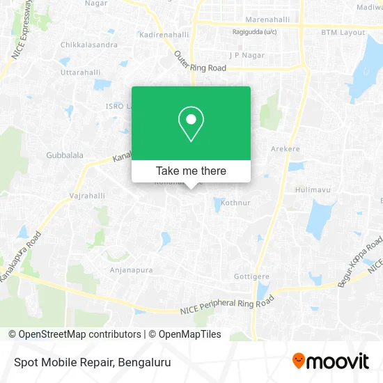 Spot Mobile Repair map