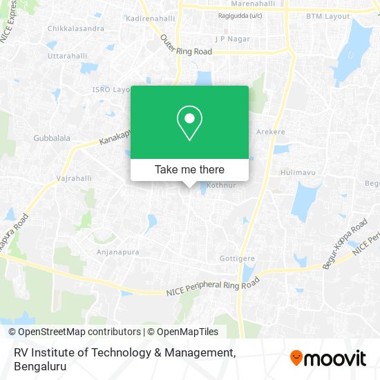 RV Institute of Technology & Management map