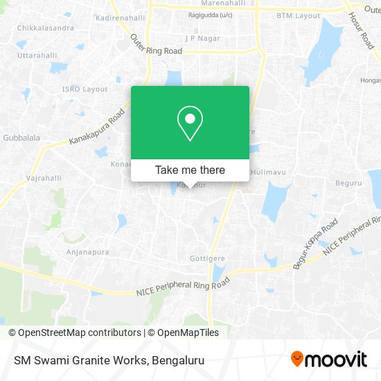 SM Swami Granite Works map