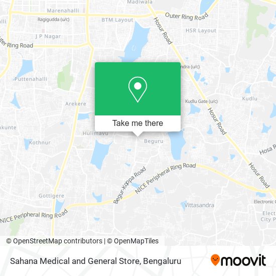 Sahana Medical and General Store map