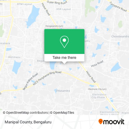 Manipal County map
