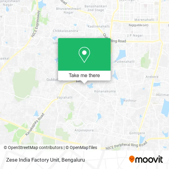 Zese India Factory Unit map