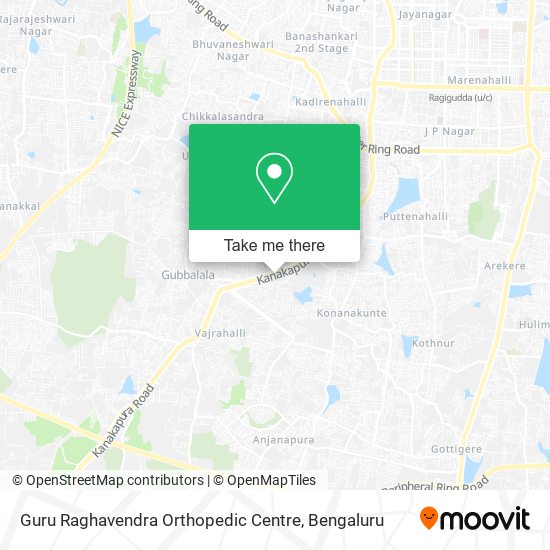 Guru Raghavendra Orthopedic Centre map