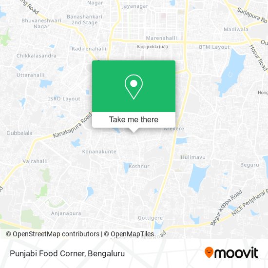 Punjabi Food Corner map