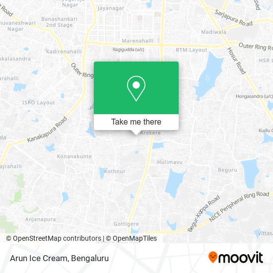 Arun Ice Cream map